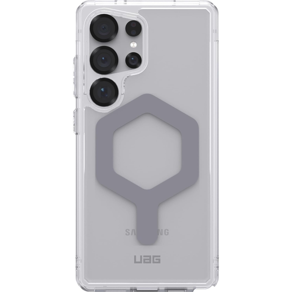 Etui pancerne z wbudowanym modułem magnetycznym, Urban Armor Gear UAG Plyo Pro do Galaxy Z S25 Ultra, przezroczyste